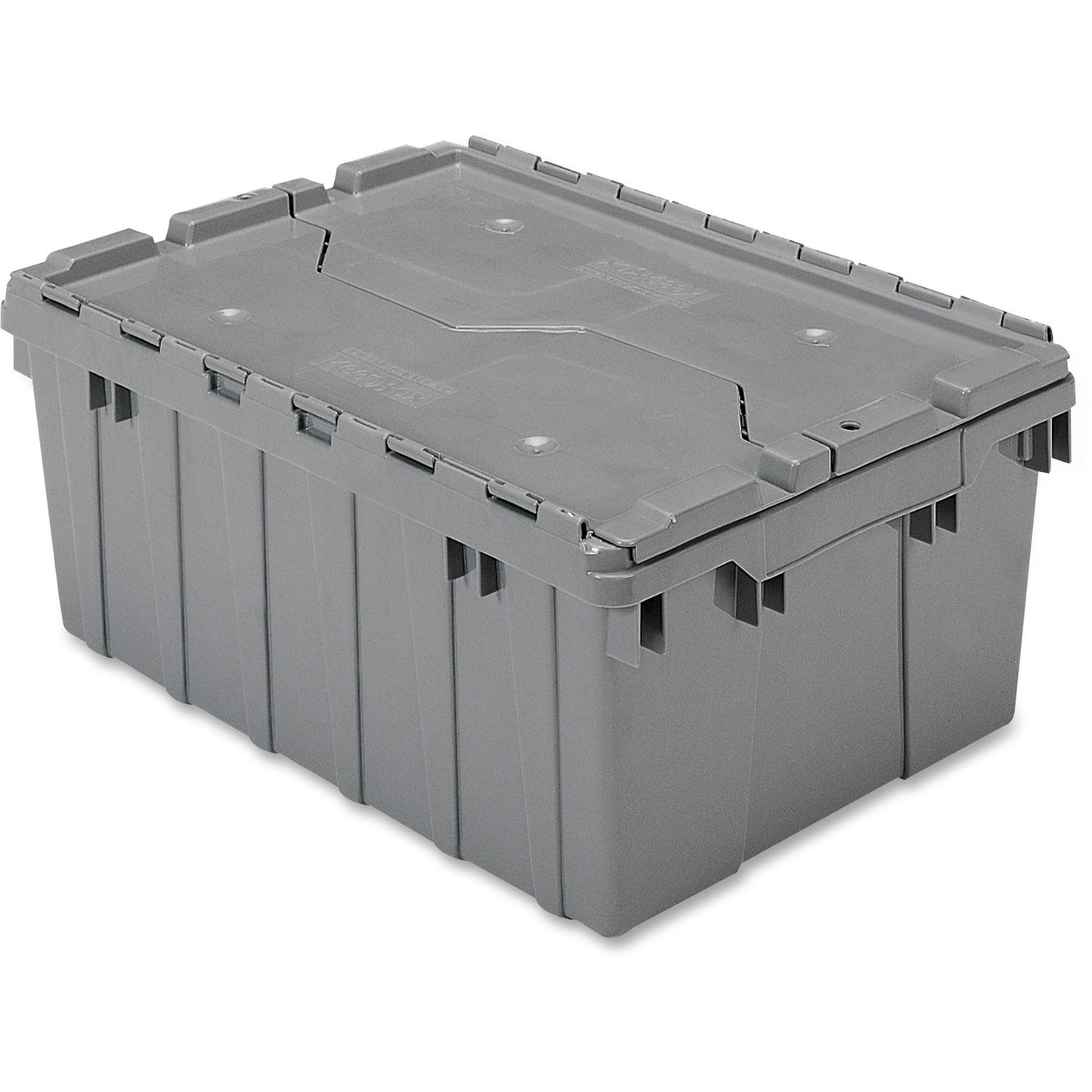 Akro-Mils Attached Lid Storage Container (AKM39085GREY)