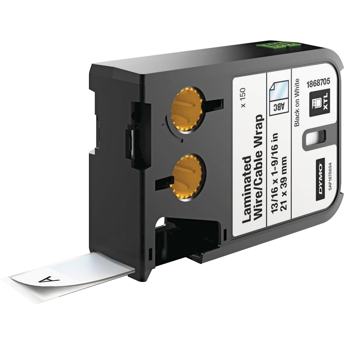 DYMO XTL Laminated Wire/Cable Wrap (1868705)