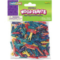 Creativity Street WoodCrafts Bright Mini Clothespins (PAC367202)