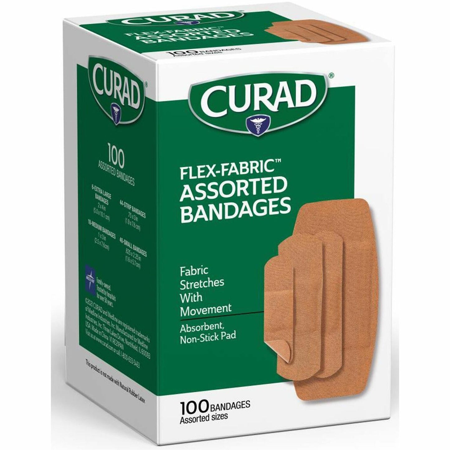 Curad Flex-Fabric Bandages (MIICUR0700RB)