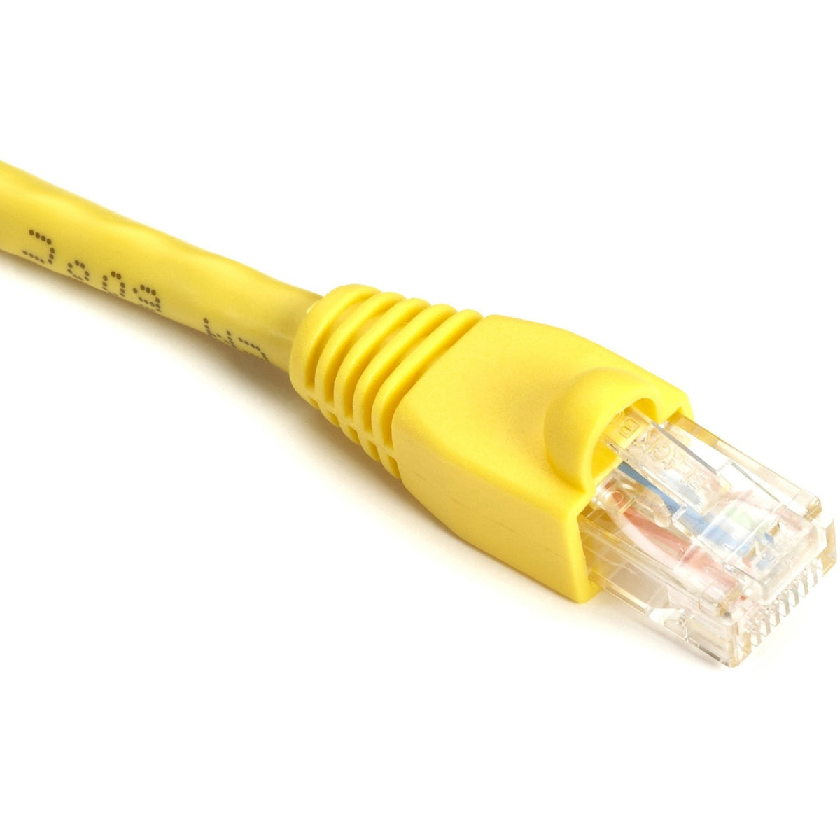 Black Box Cat6 550-mhz Snagless Stranded Ethernet Patch Cable Unshielded(utp),cm Pvc(rj45 M/m),yellow,6-in. Cable,9-in.(22.9-cm)end-to-end (EVNSL64406IN)
