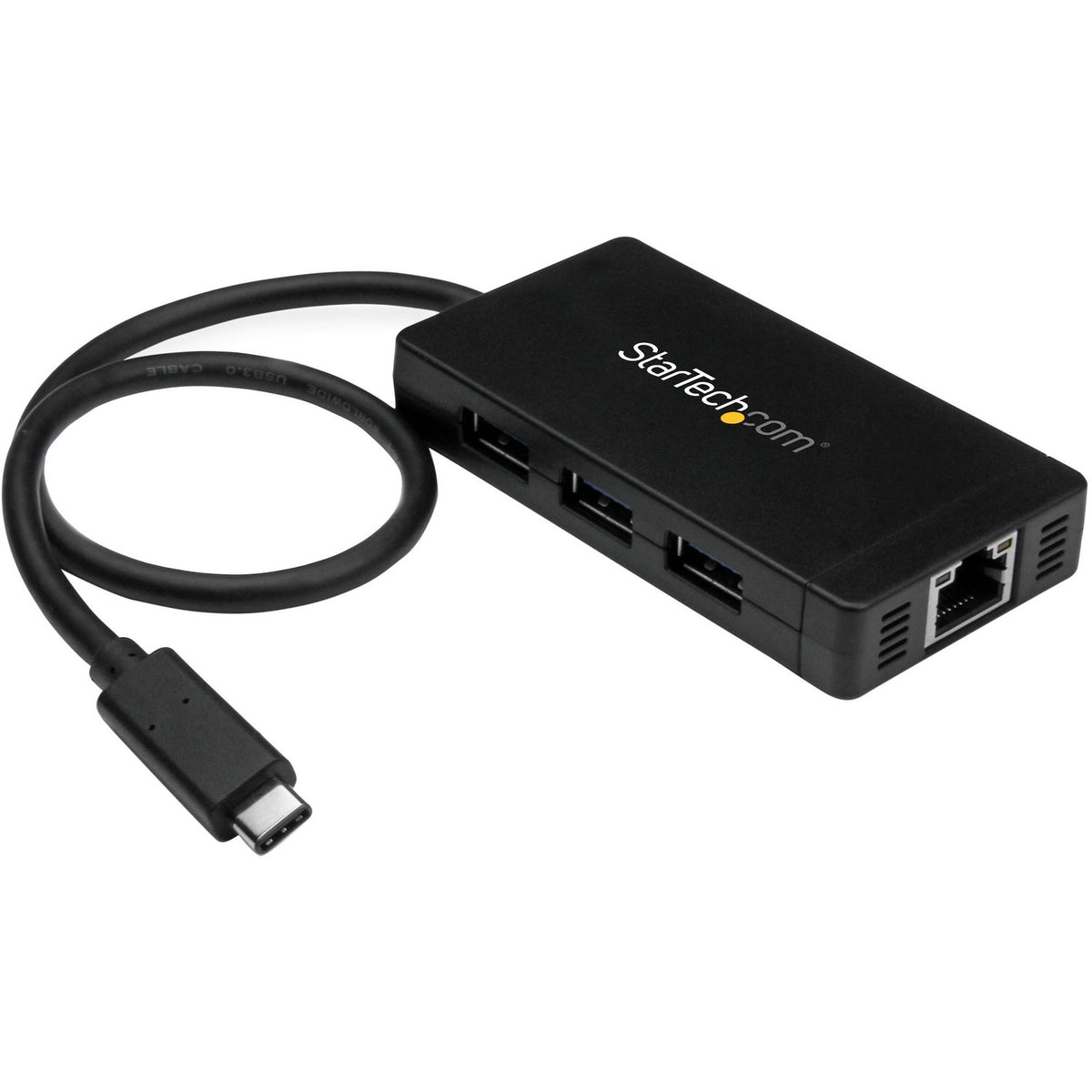 StarTech Hub Usb C 3 Port Gbe C To A, Power Adapt (HB30C3A1GE)