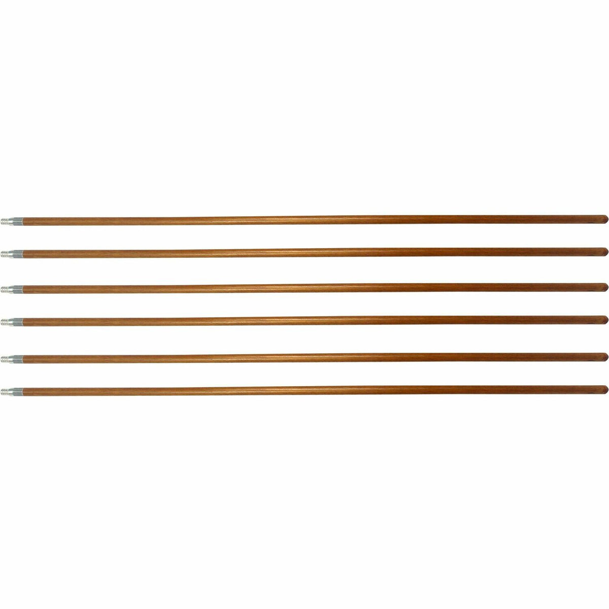 Genuine Joe Wood Handle with Threaded Metal Tip (GJO37061CT)