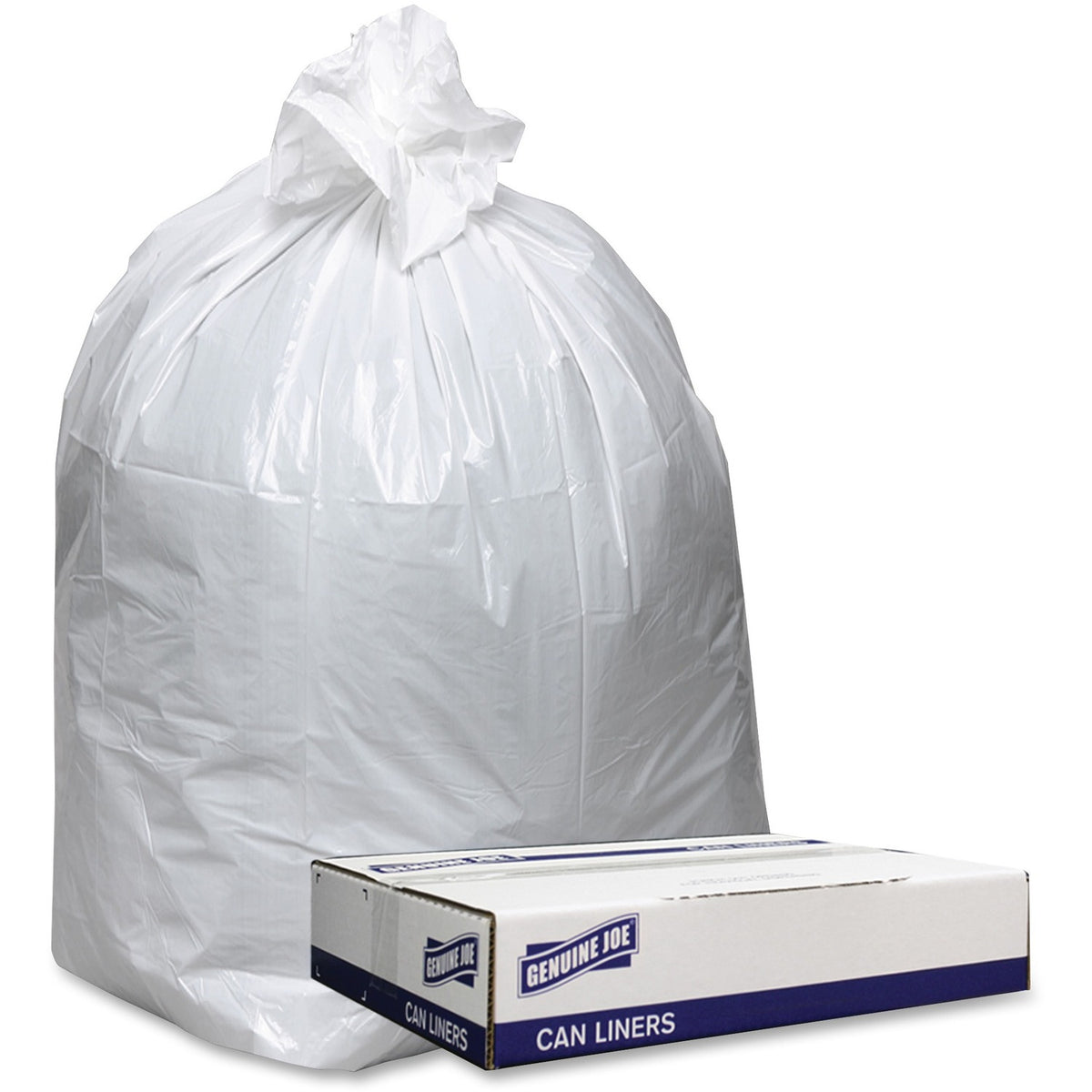 Genuine Joe Low Density White Can Liners (GJO3858W)