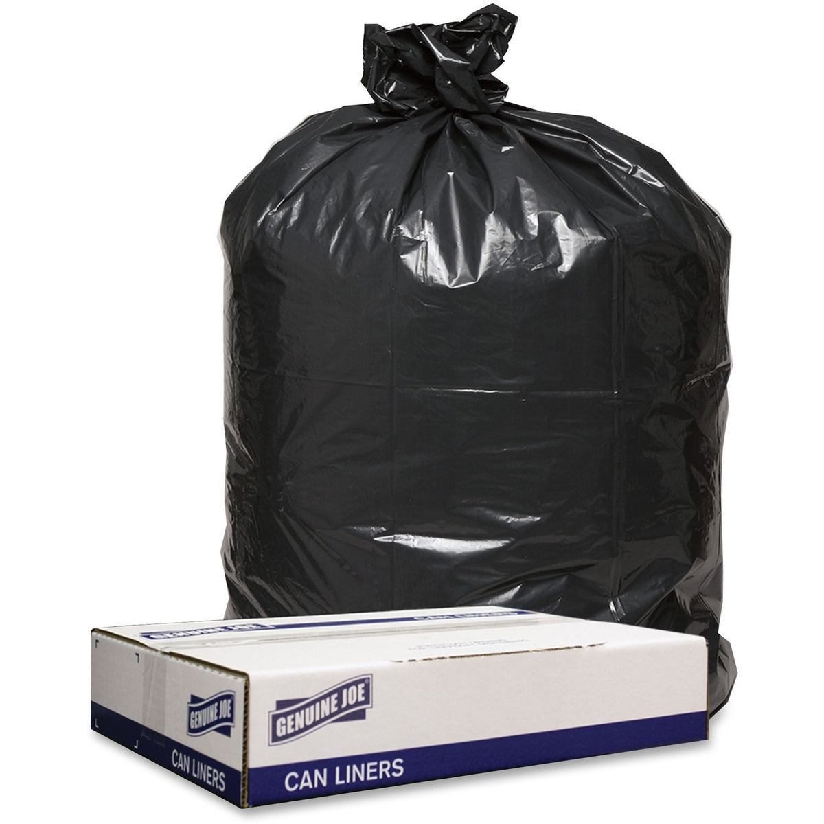 Genuine Joe Low Density Black Can Liners (GJO98210)