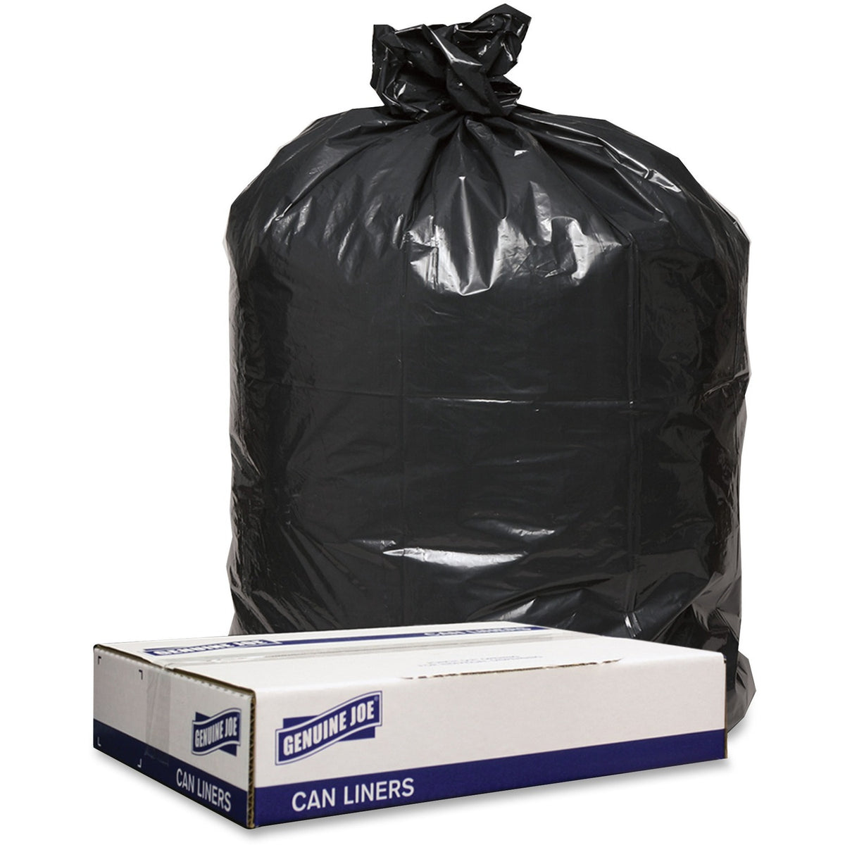 Genuine Joe Low Density Black Can Liners (GJO98211)