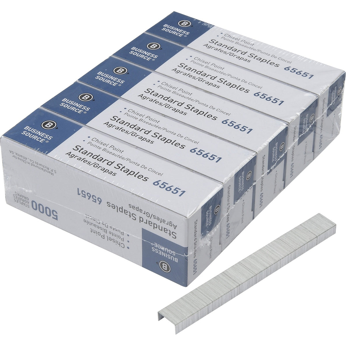 Business Source Chisel Point Standard Staples (BSN65651)