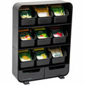Mind Reader EMS Mind Tea Organizer (EMSTBORGBLK)