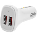 StarTech Dual Port Usb Car Charger - 24w / 4.8a (USB2PCARWHS)