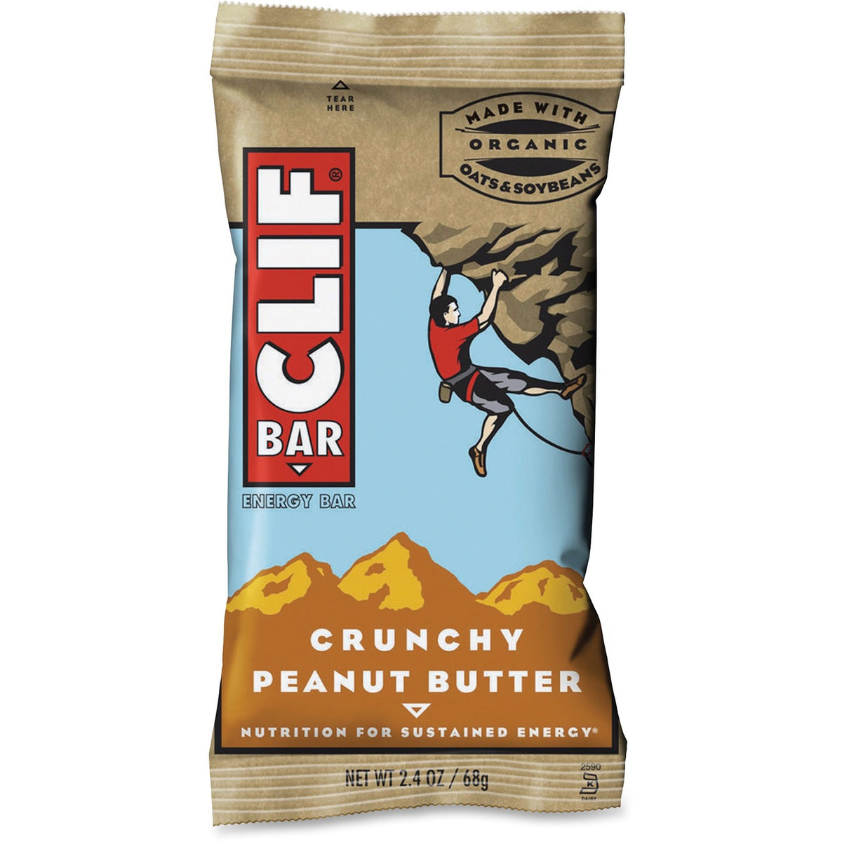 CLIF Bar Crunchy Peanut Butter Energy Bar (CBC50120)