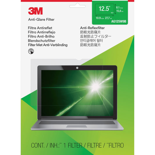 3M Anti-Glare Filter Clear, Matte (MMMAG125W9B)