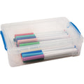 Advantus Clear Large Pencil Box (AVT37539)