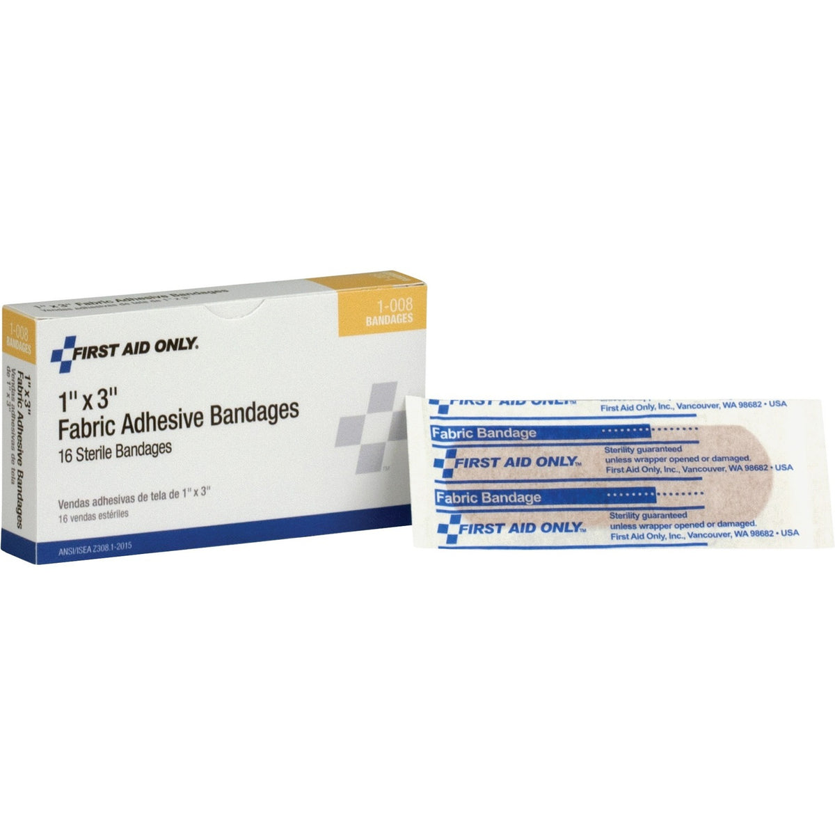 First Aid Only Fabric Adhesive Bandages (FAO1008)