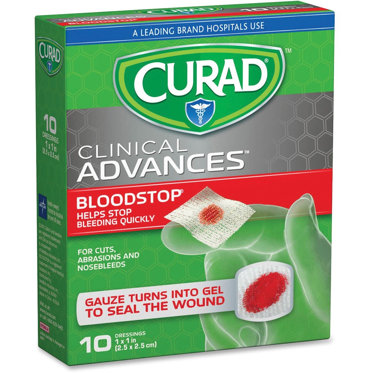 Curad Blood Stop Gauze Packets (MIICUR0055RB)
