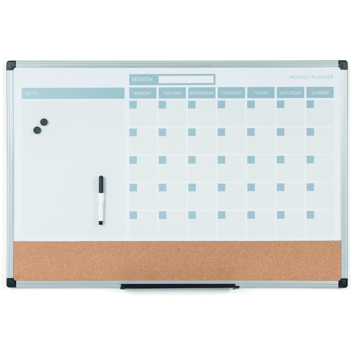 MasterVision 3-in-1 Monthly Dry-erase Calendar Board (BVCMB0707186P)