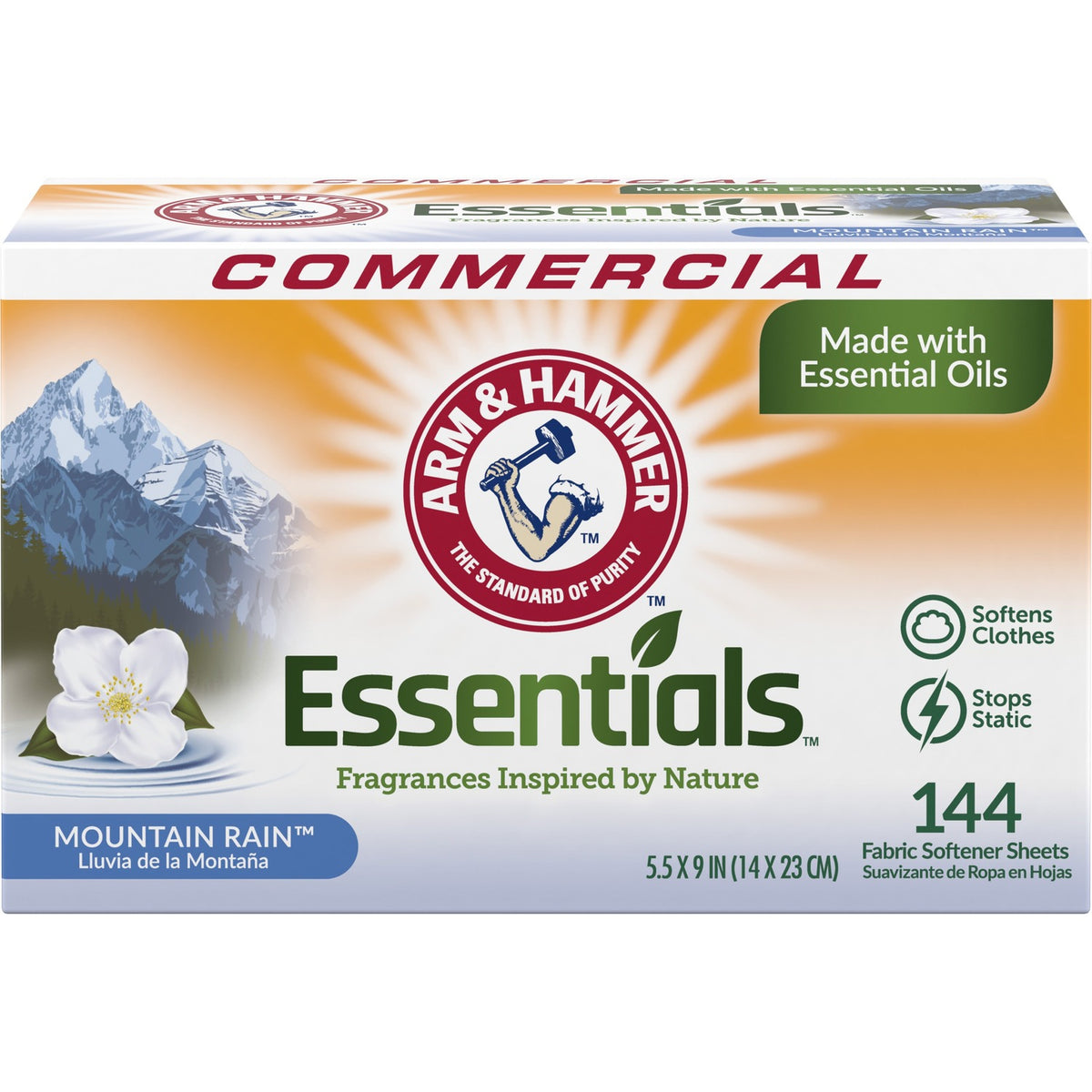 Arm & Hammer Essentials Fabric Softener Sheets (CDC3320000102)