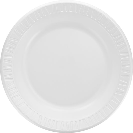 Dart Quiet Classic 10-1/4" Laminated Foam Plates (DCC10PWQR)