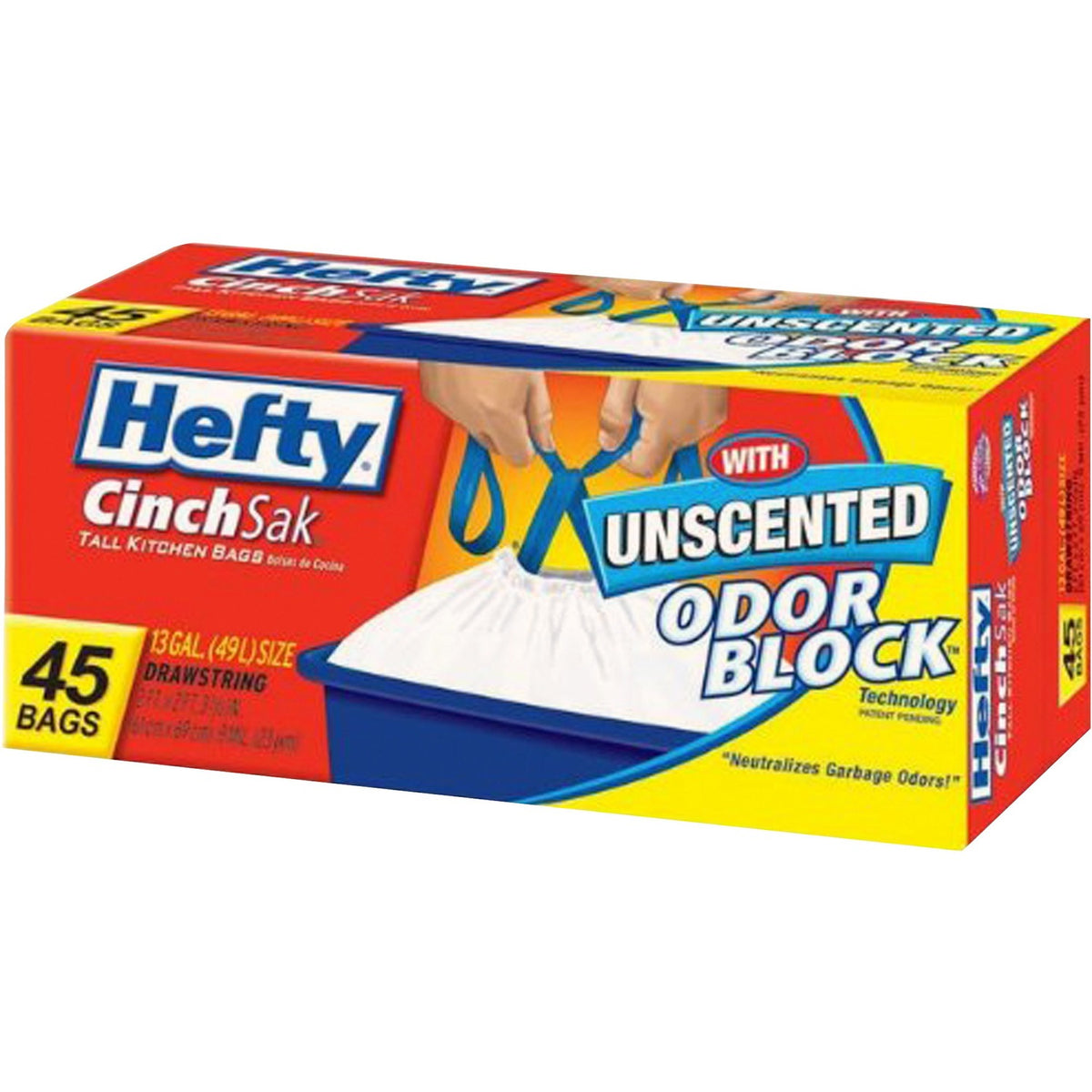 Hefty CinchSak 13-gallon Drawstring Bags (RFPE84572)