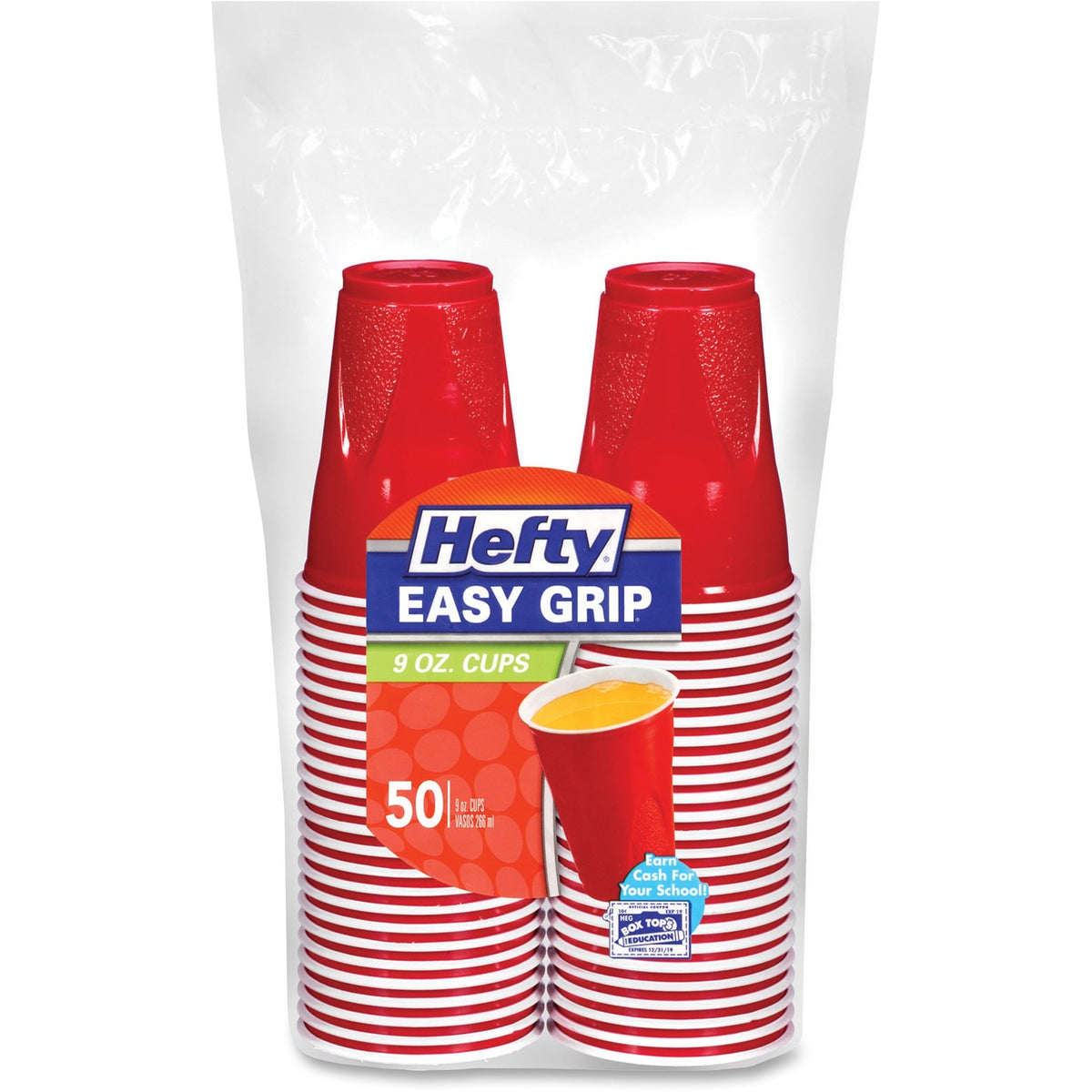 Hefty 9 oz Easy Grip Disposable Party Cups (RFPC20950CT)