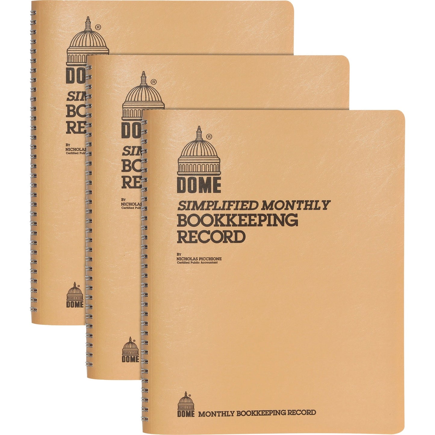 Dome Bookkeeping Record Book (DOM612BD)