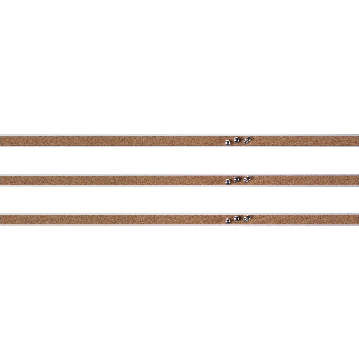 Lorell Cork Strip Bulletin Bars (LLR49532BD)
