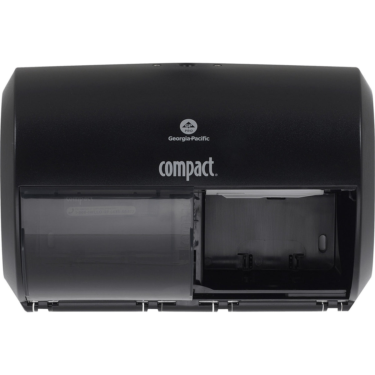 Compact 2-Roll Side-by-Side Coreless High-Capacity Toilet Paper Dispenser (GPC56784A)