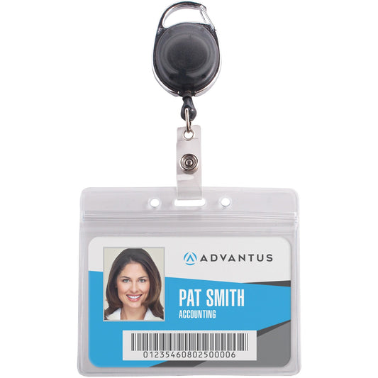 Advantus Badge Reel Holder Combo Pack (AVT91130)