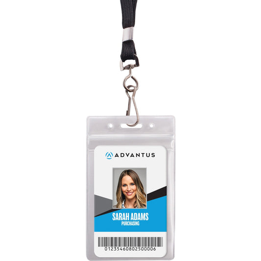 Advantus ID Holder/Lanyard Combo Pack (AVT91131)