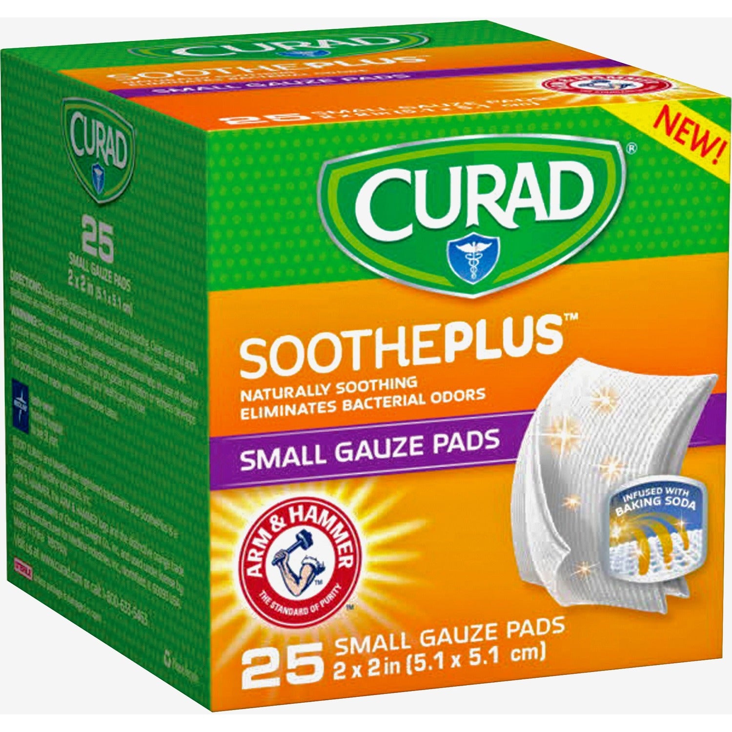 Curad SoothePlus Medium Non-stick Pads (MIICUR202225AH)