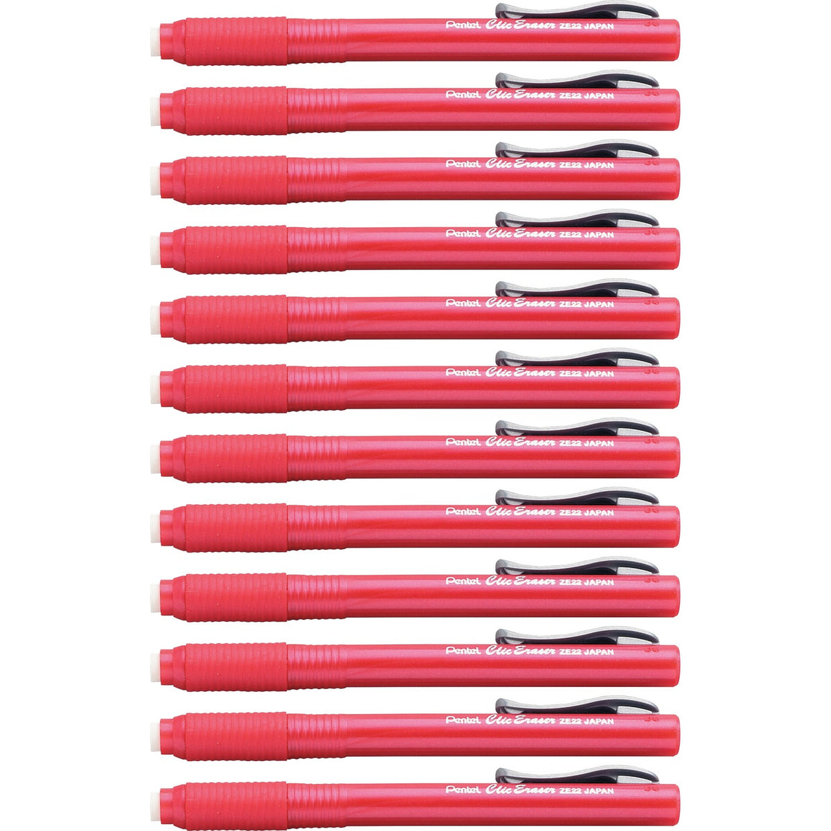Pentel Rubber Grip Clic Eraser (PENZE22BBX)