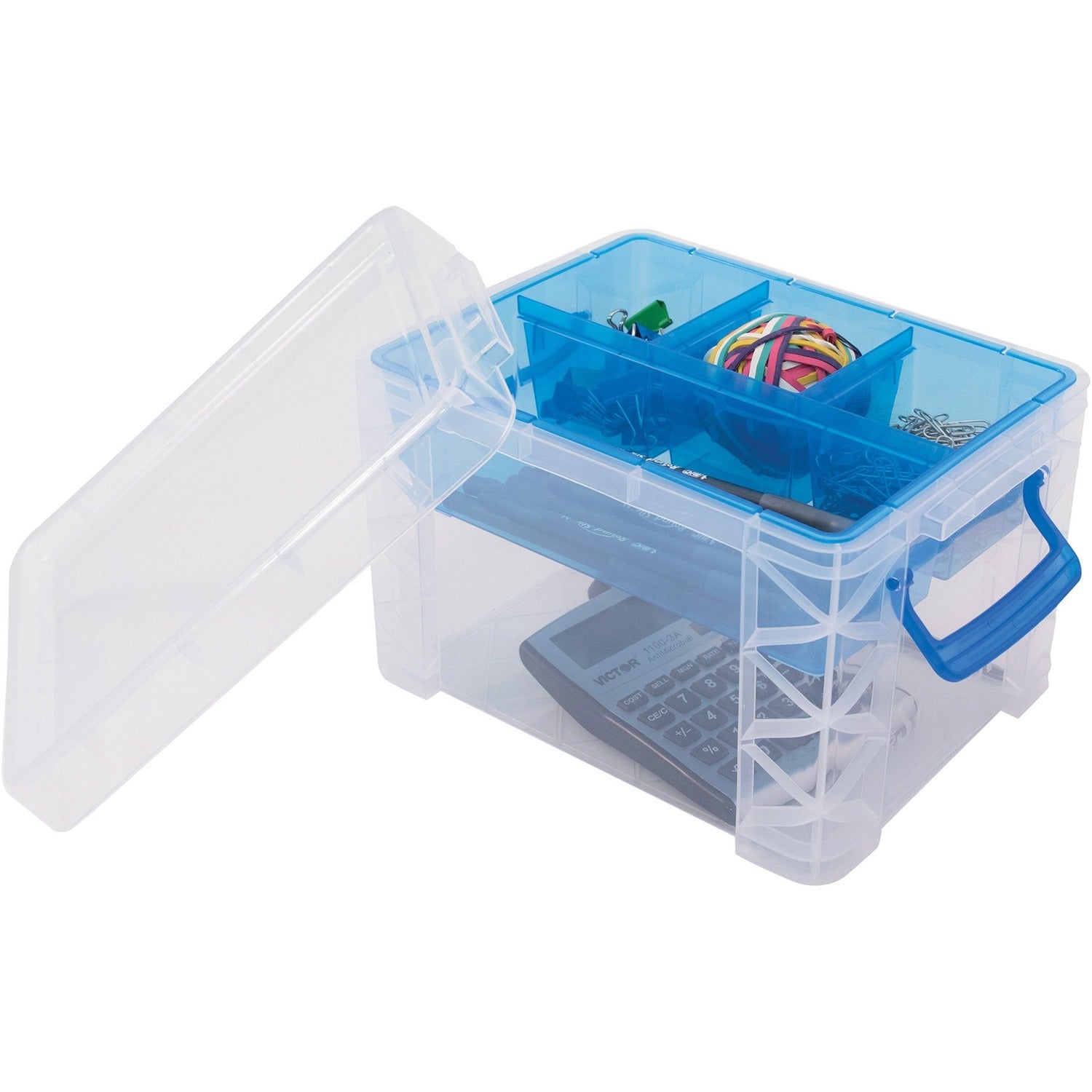 Advantus Super Stacker Divided Supply Box (AVT37375)