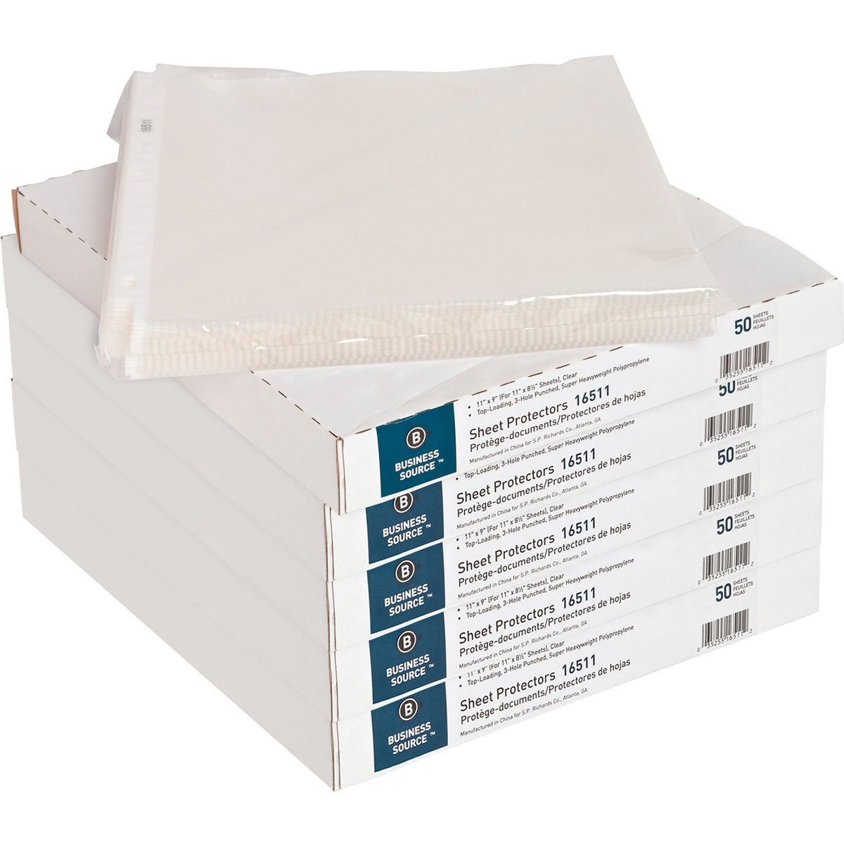 Business Source Sheet Protectors (BSN16511CT)