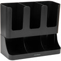 Mind Reader 6-compartment Condiment Organizer (EMSUPRIGHT6BLK)