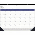 Blueline DuraGlobe Academic Monthly Desk Pad (REDCA177227)