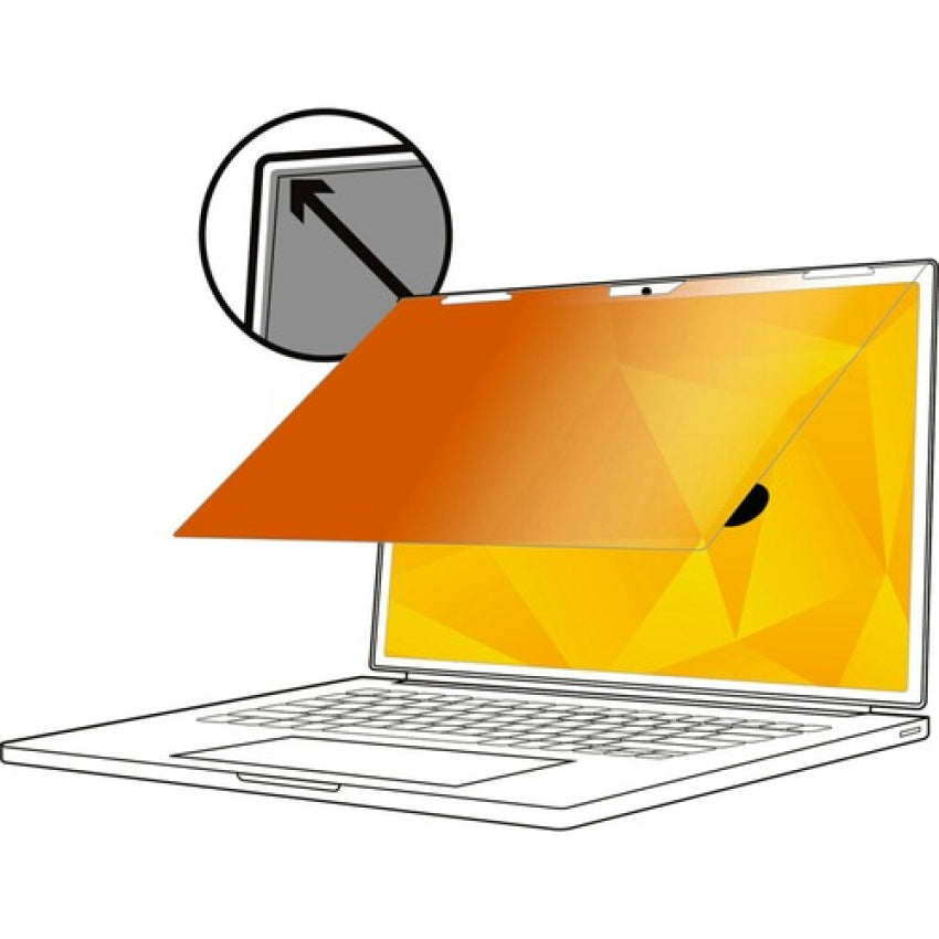3M&trade; Gold Privacy Filter for Apple&reg; MacBook Pro&reg; 15 2016-2021, 16:10, GFNAP007