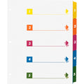 Business Source Color-coded Table of Contents/Tabs Index Dividers (BSN21908)