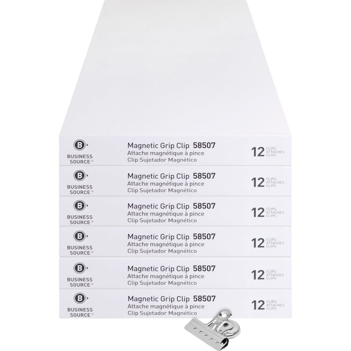 Business Source Magnetic Grip Clips Pack (BSN58507BD)