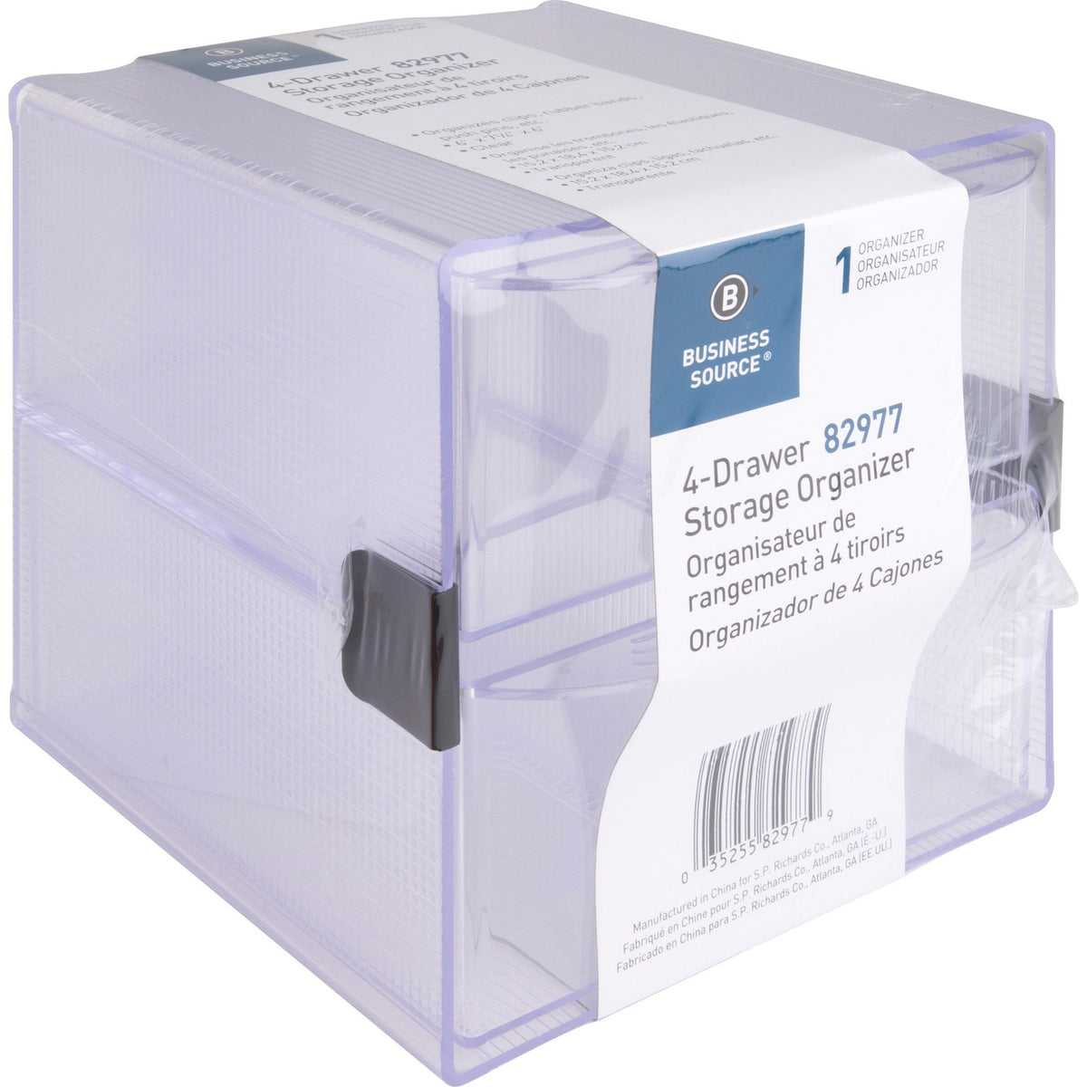 Business Source 4-drawer Storage Organizer (BSN82977)