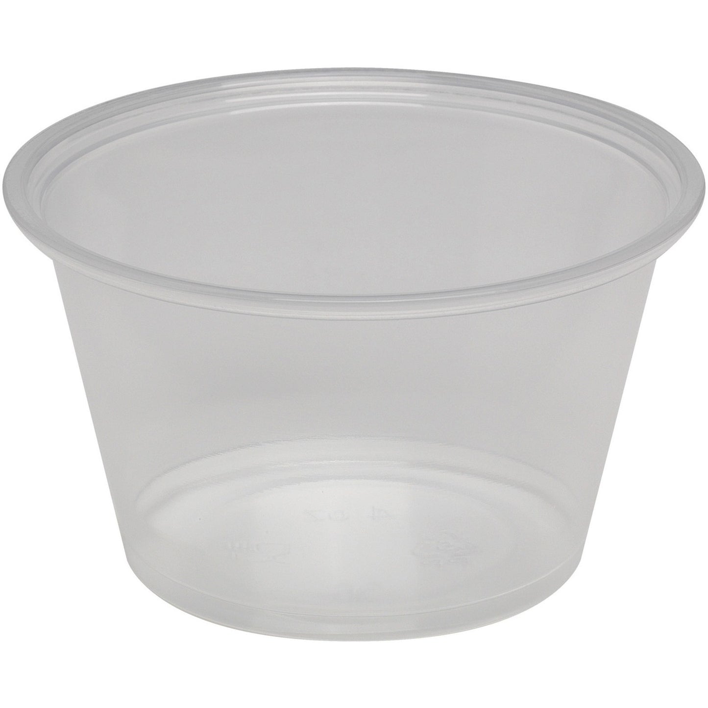 Dixie 4 oz Souffle Cups by GP Pro (DXEPP40CLEAR)