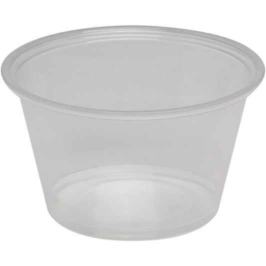 Dixie 4 oz Souffle Cups by GP Pro (DXEPP40CLEAR)