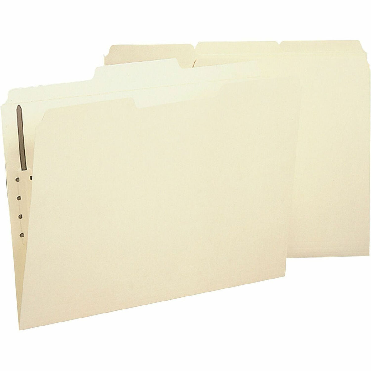Business Source 1/3 Tab Cut Letter Recycled Fastener Folder (BSN17212)