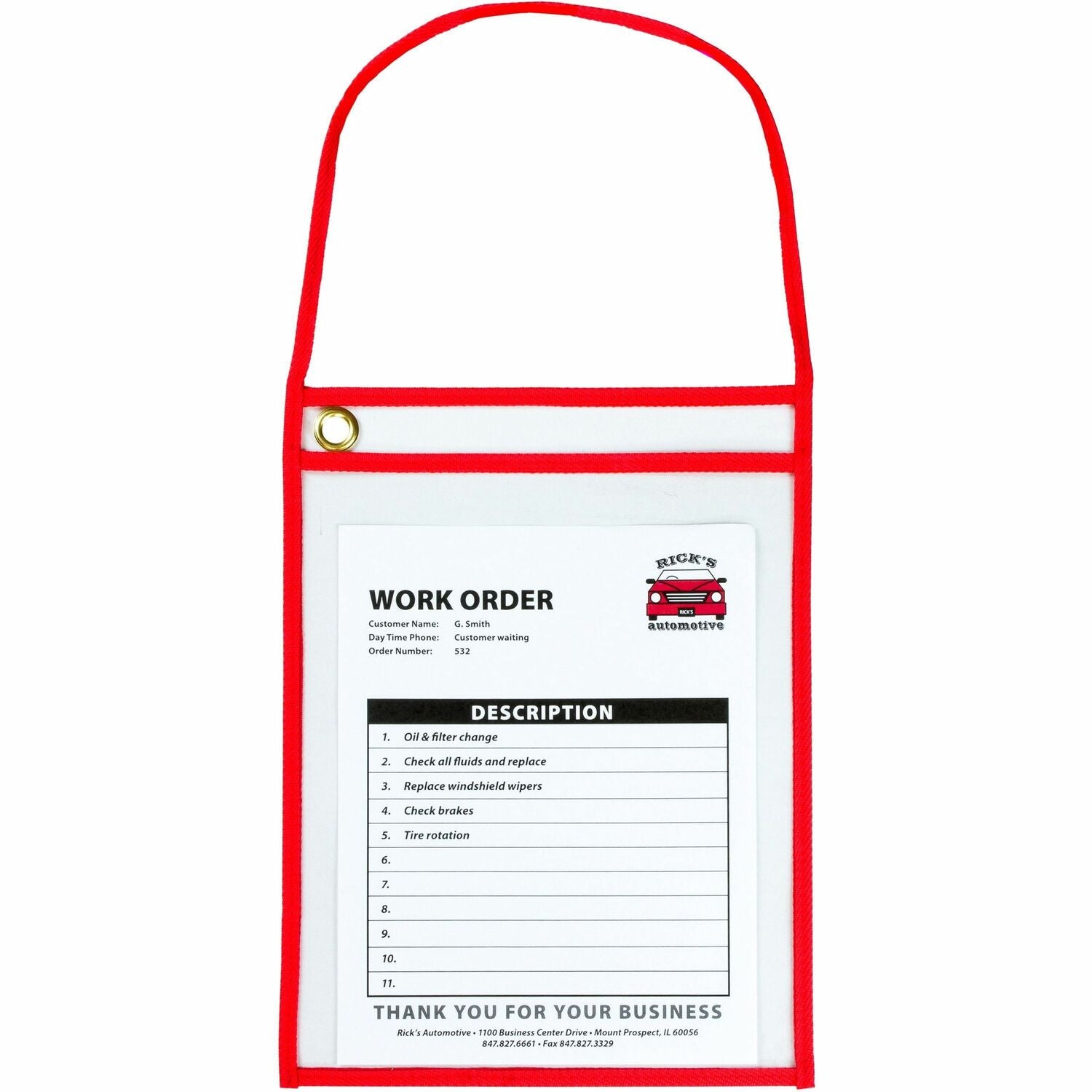 C-Line Hanging Strap Shop Ticket Holder (CLI41924)