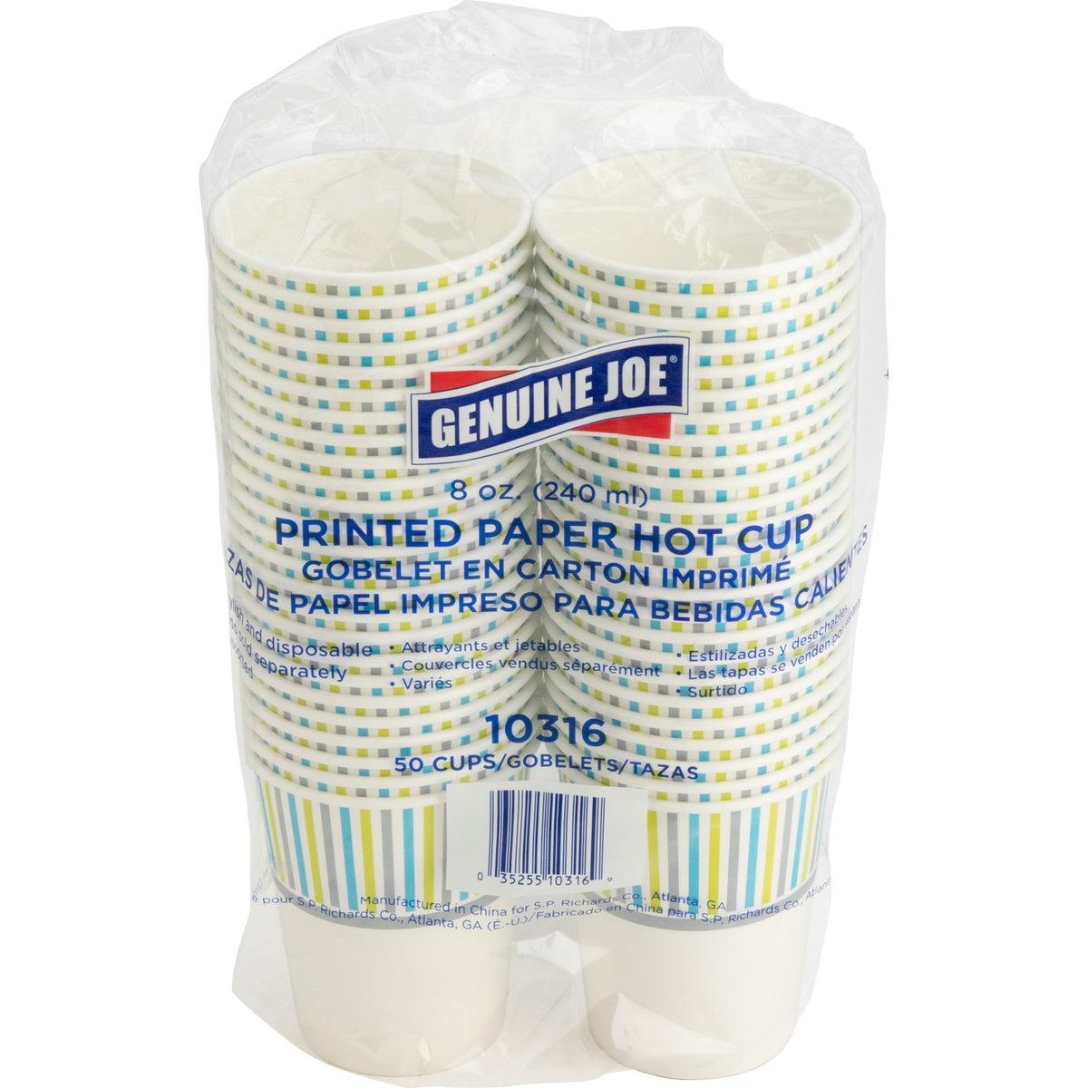 Genuine Joe 8 oz Hot Beverage Cups (GJO10316)