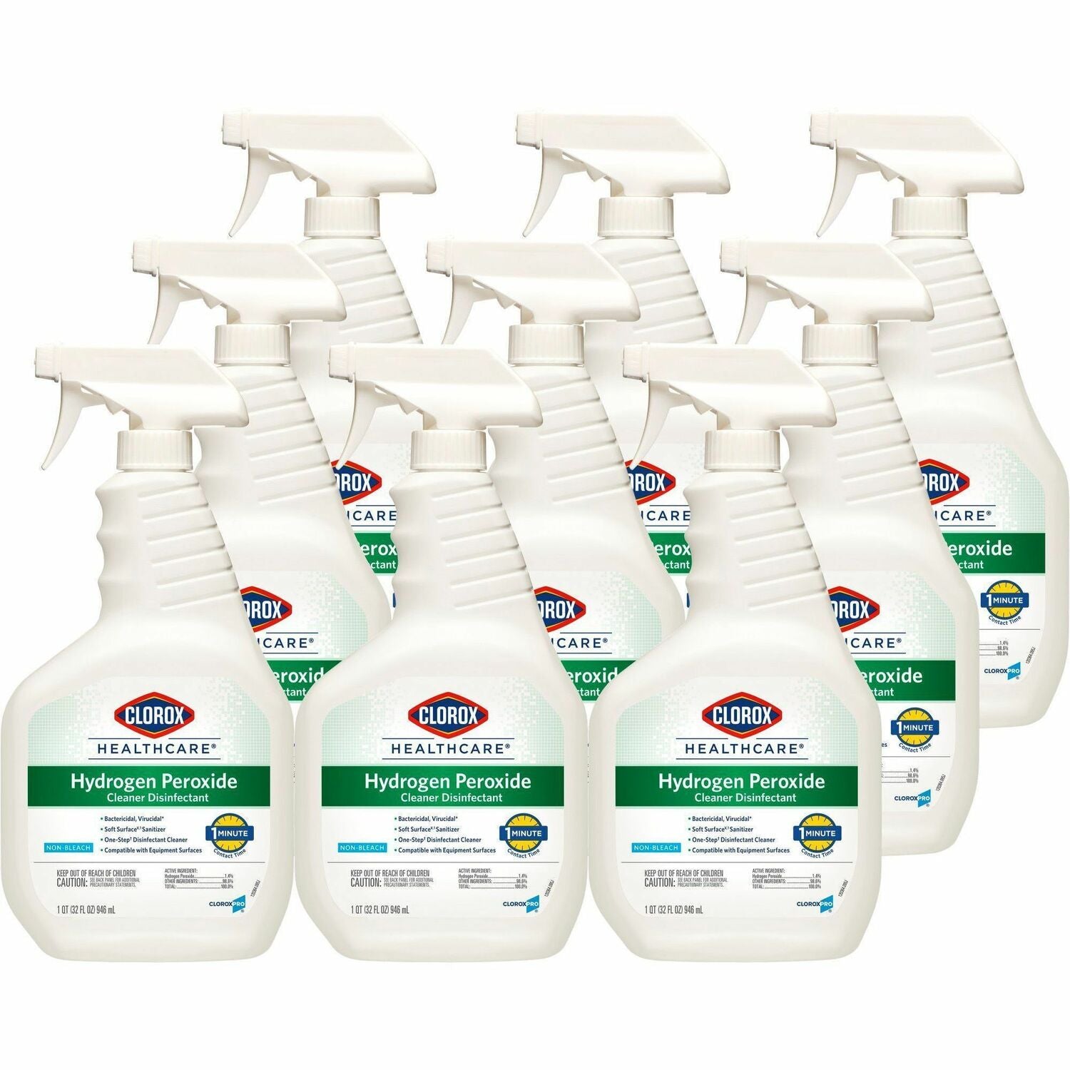Clorox Healthcare Hydrogen Peroxide Cleaner Disinfectant Spray (CLO30828CT)