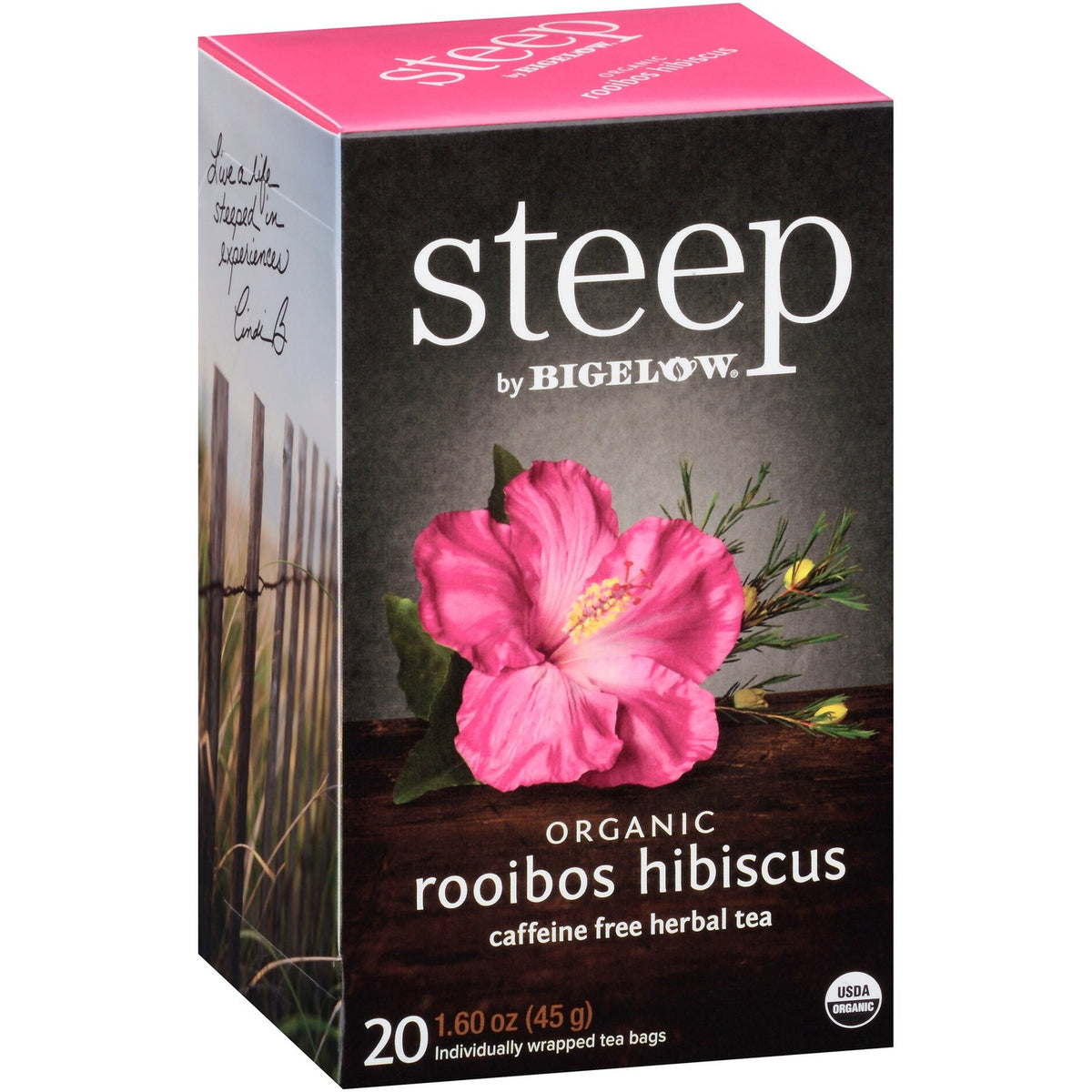 Bigelow Rooibos Hibiscus Herbal Tea Bag (BTC17713)