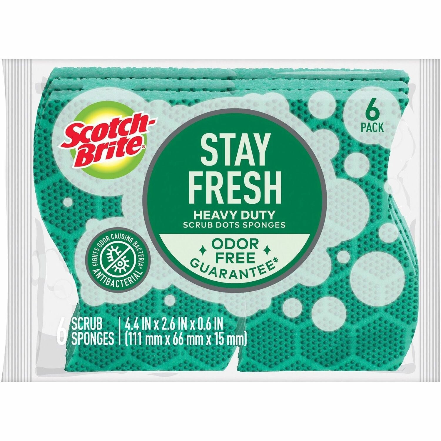 Scotch-Brite Scrub Dots Heavy-duty Scrub Sponge (MMM303064CT)