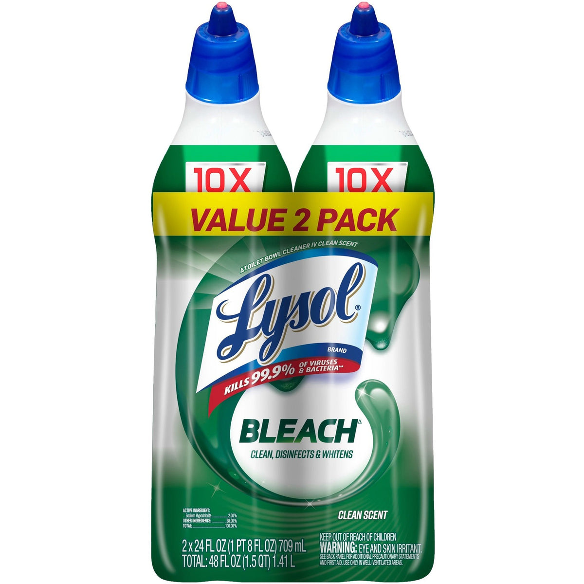 LYSOL Bleach Toilet Bowl Cleaner (RAC96085PK)