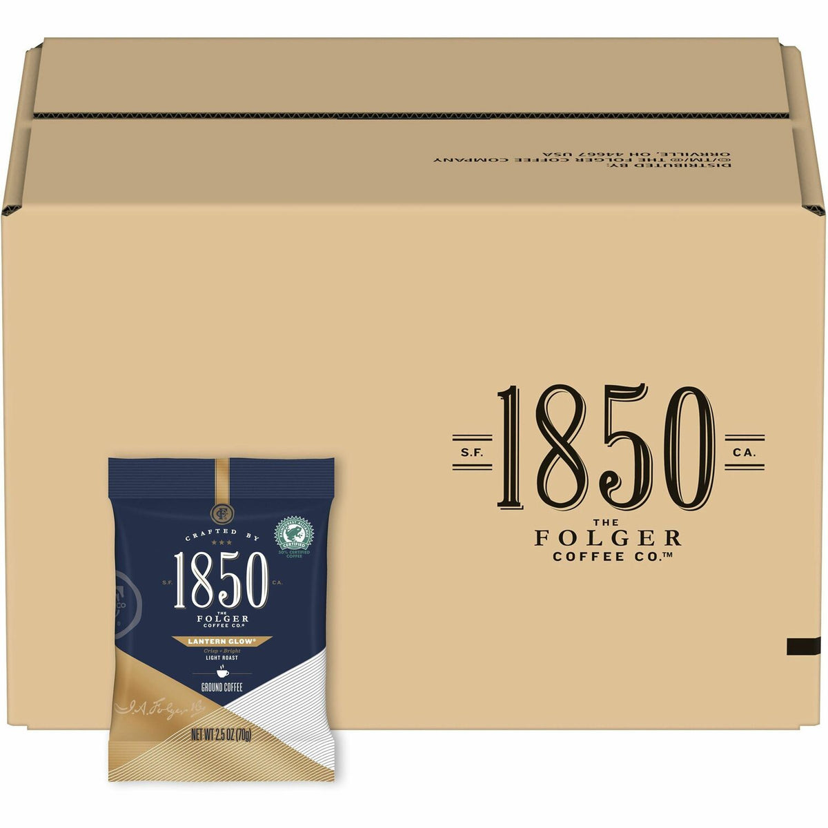 1850 Ground Lantern Glow Coffee (FOL21510)