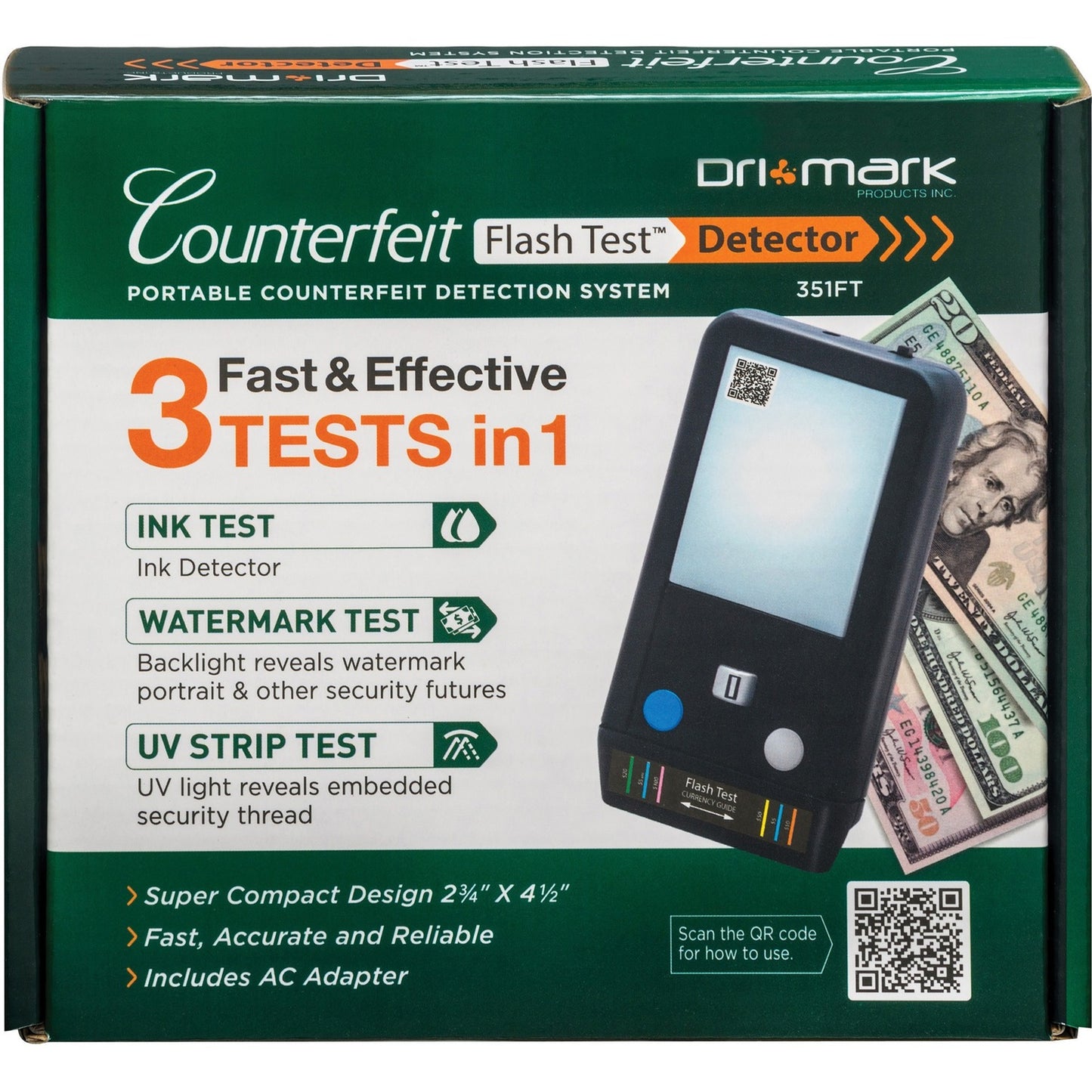 Dri Mark Flash Test Counterfeit Detector (DRI351FT)