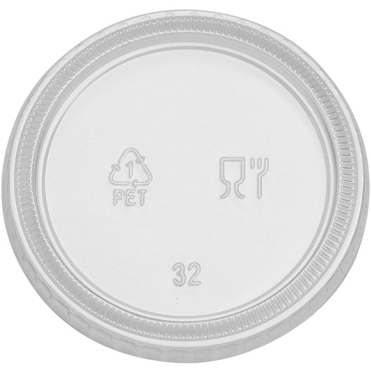 Dixie Portion Cup Lids by GP Pro (DXEPL40CLEAR)